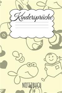 Kindersprüche Notizbuch