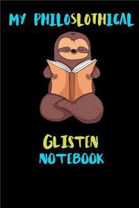 My Philoslothical Glisten Notebook