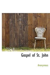 Gospel of St. John
