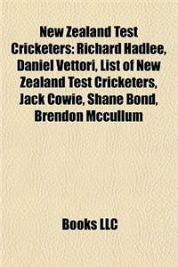 New Zealand Test Cricketers