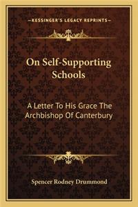 On Self-Supporting Schools