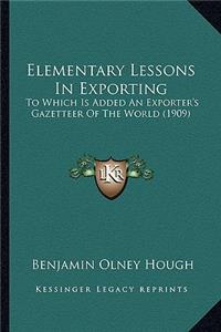 Elementary Lessons in Exporting