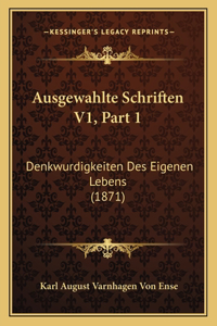 Ausgewahlte Schriften V1, Part 1