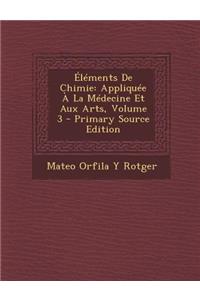 Elements de Chimie