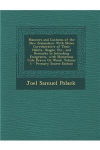 Manners and Customs of the New Zealanders