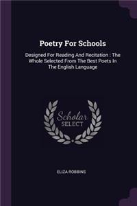 Poetry For Schools