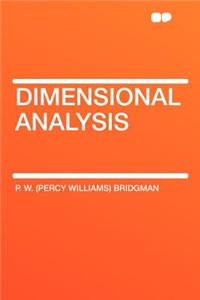 Dimensional Analysis