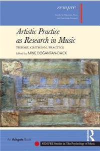 Artistic Practice as Research in Music