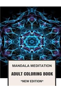Mandala Meditation Adult Coloring Book