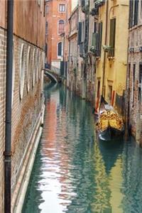Gondola and Historic Buildings in Venice Italy Journal