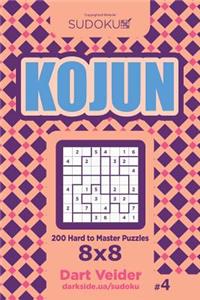 Sudoku Kojun - 200 Hard to Master Puzzles 8x8 (Volume 4)