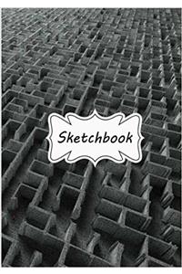 Sketchbook Maze: Blank Paper for Drawing, Doodling or Sketching (Sketchbooks)