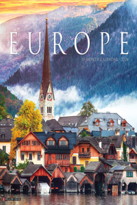 Europe 2024 12 X 12 Wall Calendar