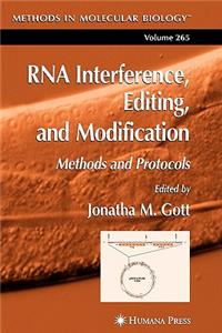 RNA Interference, Editing, and Modification