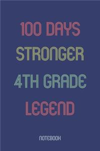 100 Days Stronger 4th Grade Legend