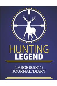 Hunting Legend Large (8.5x11) Journal/Diary