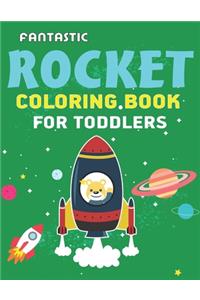 Fantastic Rocket Coloring Book for Toddlers