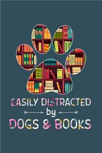 Easily Distracted by Dog and Books