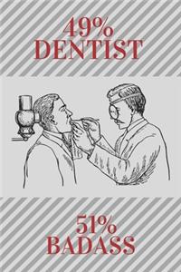 49% Dentist 51% Badass
