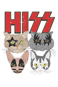 Hiss Funny Cats Kittens Rock Rockin