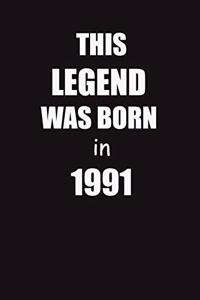 This Legend Was Born In 1991