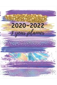 3 Year Planner 2020-2022