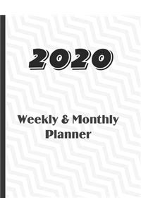 2020 Weekly & Monthly Planner