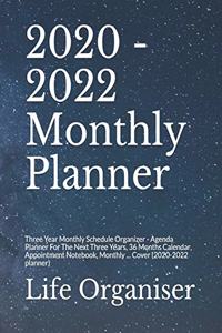 2020 - 2022 Monthly Planner