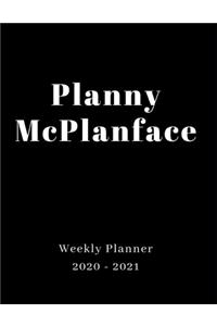 Planny McPlanface - Weekly Planner 2020 to 2021