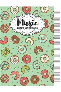 Music Sheet Notebook