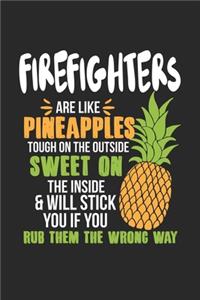 Firefighters Are Like Pineapples. Tough On The Outside Sweet On The Inside