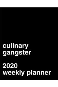 Culinary Gangster 2020 Weekly Planner