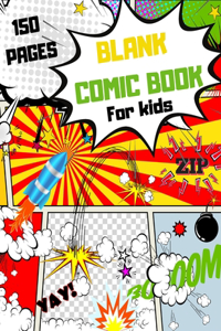 Blank Comic Book For Kids