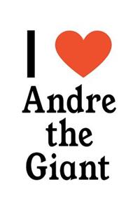 I Love Andre the Giant: Andre the Giant Designer Notebook