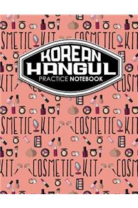 Korean Hangul Practice Notebook