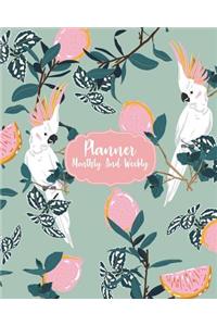 Planner monthly and weekly