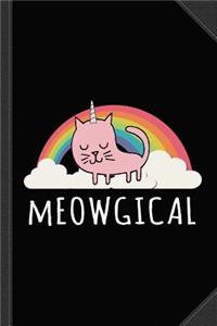 Cats Are Meowgical Journal Notebook