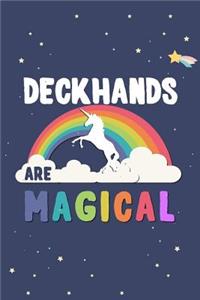 Deckhands Are Magical Journal Notebook