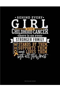 Behind Every Girl with Childhood Cancer, There Is an Even Stronger Family Who Stands by Her, Supports Her and Loves Her with All Their Heart