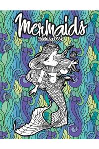 Mermaids Coloring Book