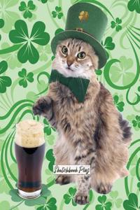 Sketchbook Plus: Happy St. Patrick's Day: 100 Large High Quality Sketch Pages (Irish Kitty)
