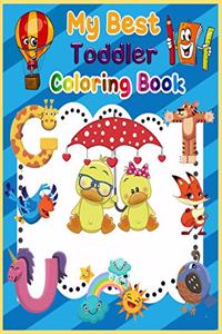 My Best Toddlers Coloring Book