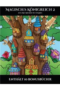 Ausmalvorlagen für Erwachsene (Magisches Königreich 2)