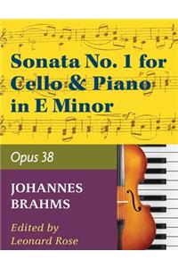 Brahms, Johannes - Sonata No. 1 in e minor Op. 38 for Cello and Piano - by Rose - International