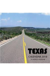 Texas Calendar 2018