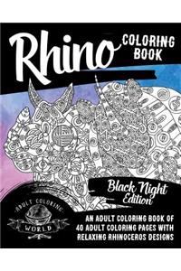 Rhino Coloring Book