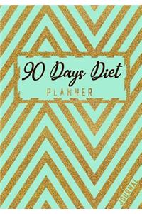 90 Days Diet Planner Journal