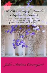 A Bible Study of Proverbs Chapter 28--Book 5