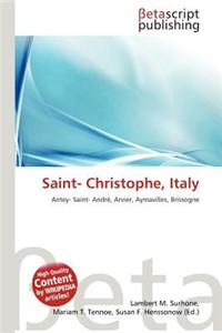 Saint- Christophe, Italy