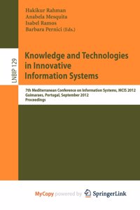 Knowledge and Technologies in Innovative Information Systems